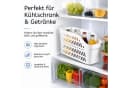 BlingBin Aufbewahrungskorb 3er Set mit Rollen Weiß Bild 3