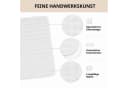 BlingBin Sofabezug Flanell Rutschfest Weiß Bild 3
