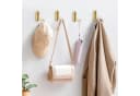 BlingBin Klapphaken 4er Set Wandgarderobe Gold Zinklegierung Bild 1