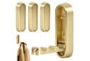 BlingBin Klapphaken 4er Set Wandgarderobe Gold Zinklegierung Bild 2