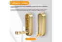 BlingBin Klapphaken 4er Set Wandgarderobe Gold Zinklegierung Bild 3