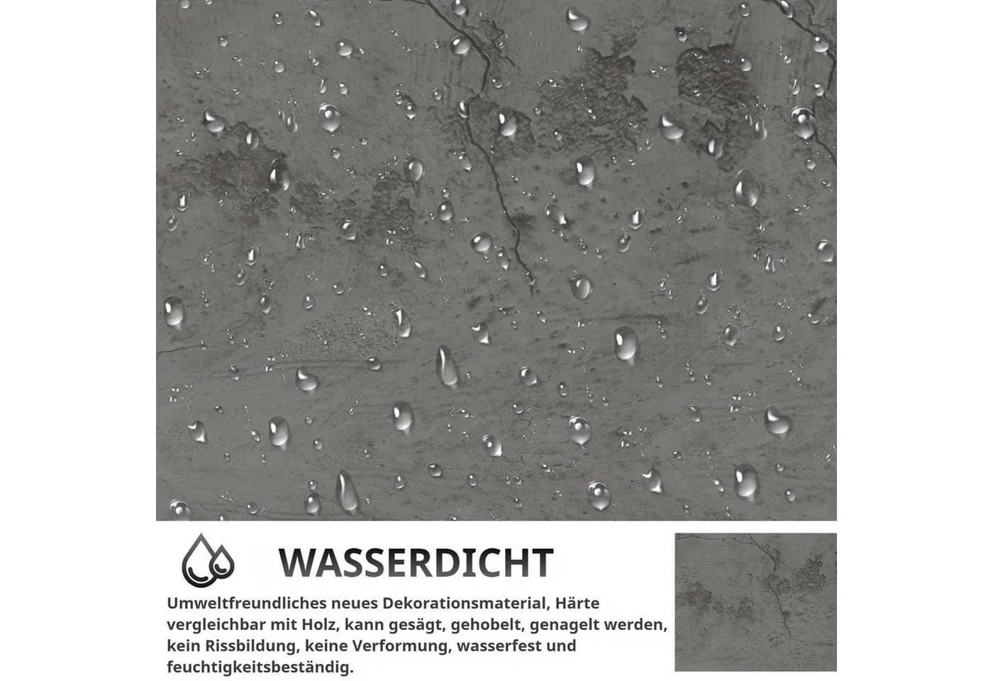 BlingBin Möbelfolie Grau Betonoptik Selbstklebend - Bild 5