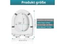 BlingBin WC-Sitz U-Form mit Absenkautomatik und Schnellverschluss Weiß Bild 1