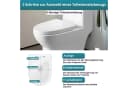 BlingBin WC-Sitz U-Form mit Absenkautomatik und Schnellverschluss Weiß Bild 4
