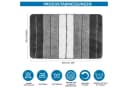 BlingBin Badematte Blau/Grau Rutschfest 50x80cm Bild 5