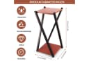 BlingBin Blumenhocker Zweistöckig Industriell Metall Holz Bild 5
