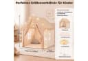 BlingBin Spielzelt Indoor Beige Polyestergewebe Komplett-Set Bild 1