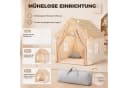 BlingBin Spielzelt Indoor Beige Polyestergewebe Komplett-Set Bild 5