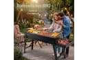 BlingBin Faltbarer Mini-Holzkohlegrill Edelstahl Schwarz Bild 5
