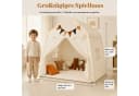 BlingBin Spielzelt Indoor Kinderspielhaus Beige Polyester Bild 1