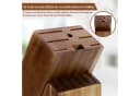 BlingBin Messerblock Braun 14 Fächer Holz Bild 4