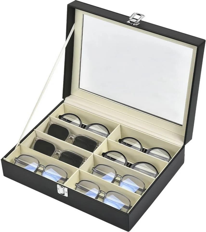BlingBin Brillenbox 8-Fach Schwarz - Bild 2
