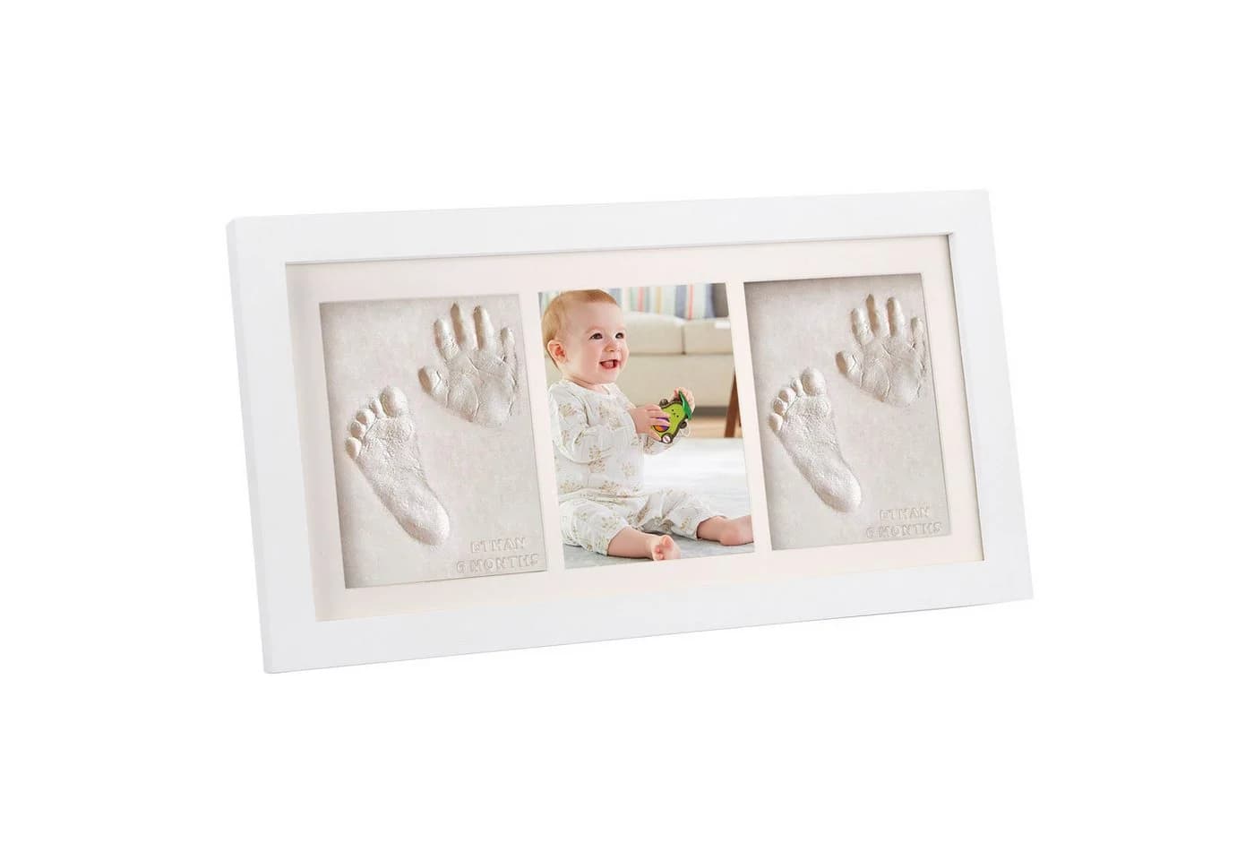 BlingBin Baby Handabdruck Fußabdruck Set Komplettset Gipsabdruck Kit - Bild 2