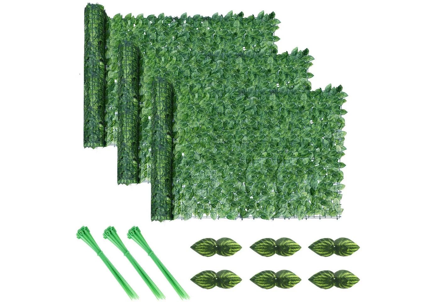 BlingBin Balkonsichtschutz Sichtschutzhecke Efeu - Bild 2