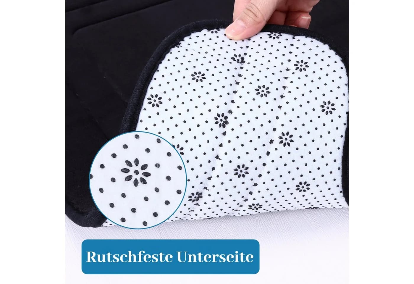 BlingBin Badematte Badezimmerteppich Set 3 Teilig Memory Schaum - Bild 5