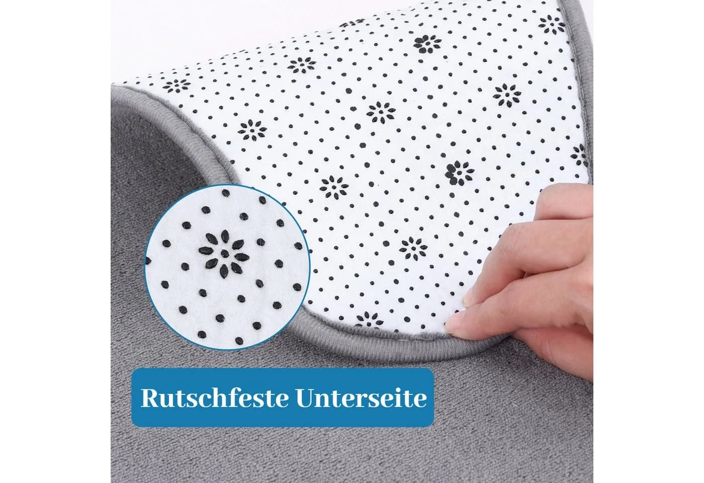 BlingBin Badematte Set 3-teilig Memory-Schaum Rutschfest - Bild 5