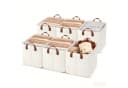 BlingBin Aufbewahrungskorb 6er Set Beige 26L Bild 2