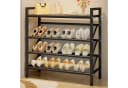 BlingBin Schuhregal Metall 4 Ebenen 50x20x90 cm Bild 2