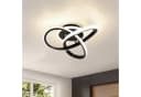 BlingBin LED Deckenleuchte Schwarz Blumendesign 21W Dimmbar Bild 2
