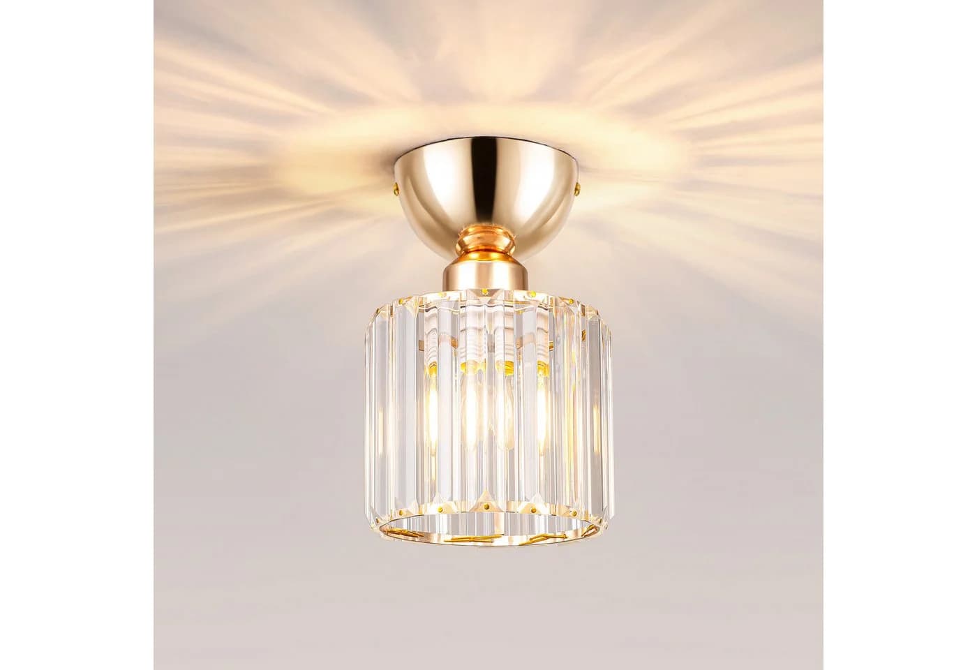 BlingBin Kristall Deckenleuchte Modern Gold E27 - Bild 2