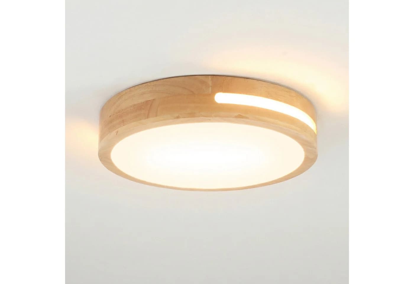 BlingBin LED Deckenleuchte Warmweiß 3000K Holzoptik 30W 3600lm - Bild 2