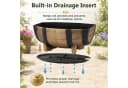 BlingBin Pflanzschale 2x Eichenfass Optik Braun mit Drainageboden Bild 5