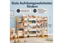 BlingBin Kinderregal mit 12 Boxen Beige Spielzeugtruhe Bild 5
