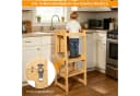 BlingBin Lernturm 3-in-1 mit Kreidetafel Beige Bild 3