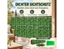 LEMLIT Kunsthecken-Sichtschutz Efeu Grün UV-Schutz Bild 1