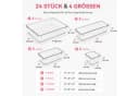 BlingBin Schubladen-Organizer 24-teilig Transparent PS-Kunststoff Bild 5
