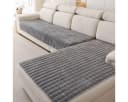 BlingBin Rutschfester Sofabezug Grau Weicher Flanell Bild 2