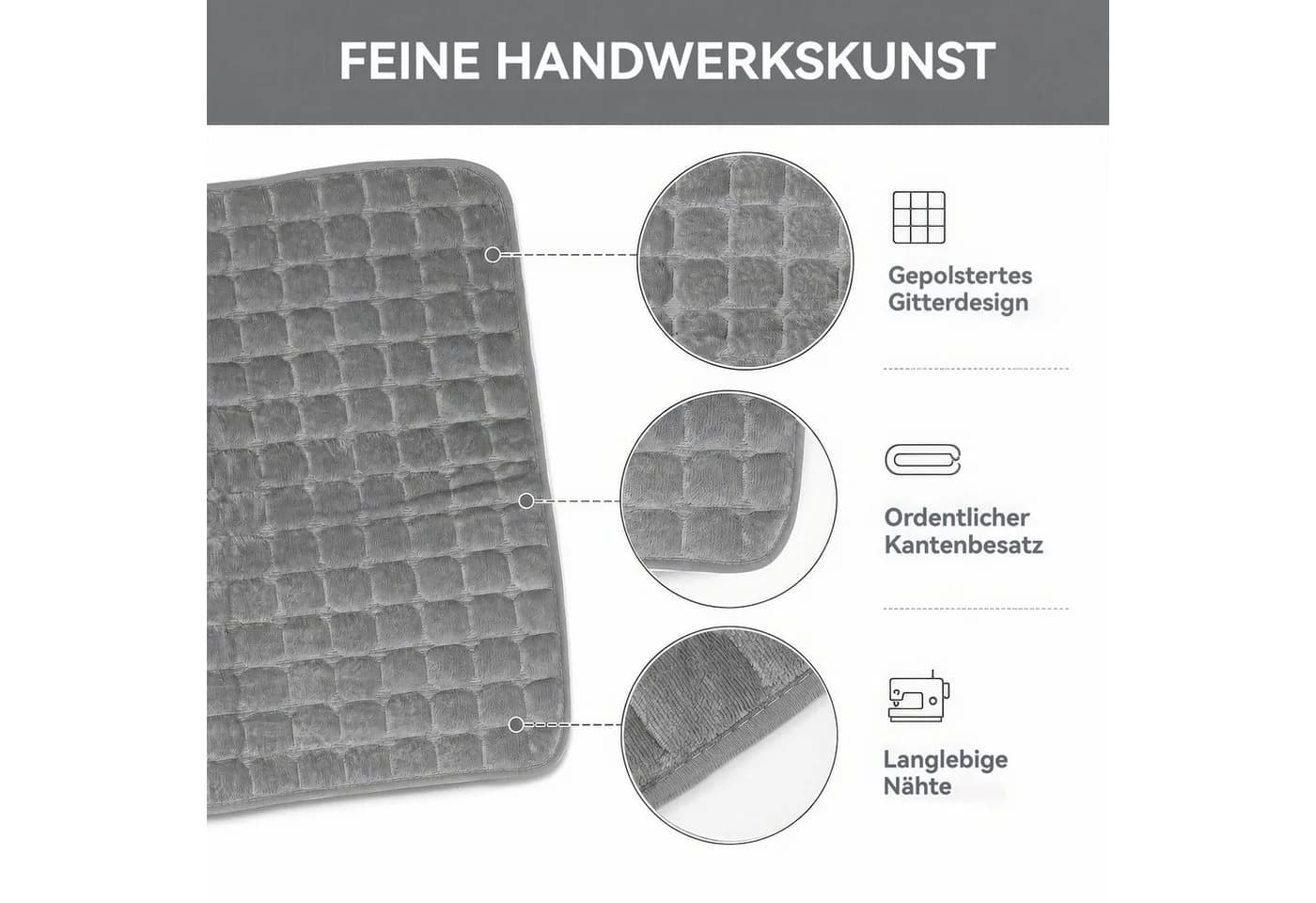 BlingBin Rutschfester Sofabezug Grau Weicher Flanell - Bild 4
