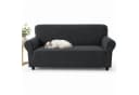 BlingBin Sofabezug Stretch Grau 2/3 Sitzer Rutschfest Bild 1