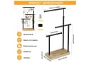 LEMLIT Schmuckständer Holz Schwarz Drehbar Bild 1