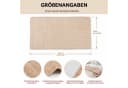 LEMLIT Sofabezug Flanell Rutschfest Grau Braun Bild 4