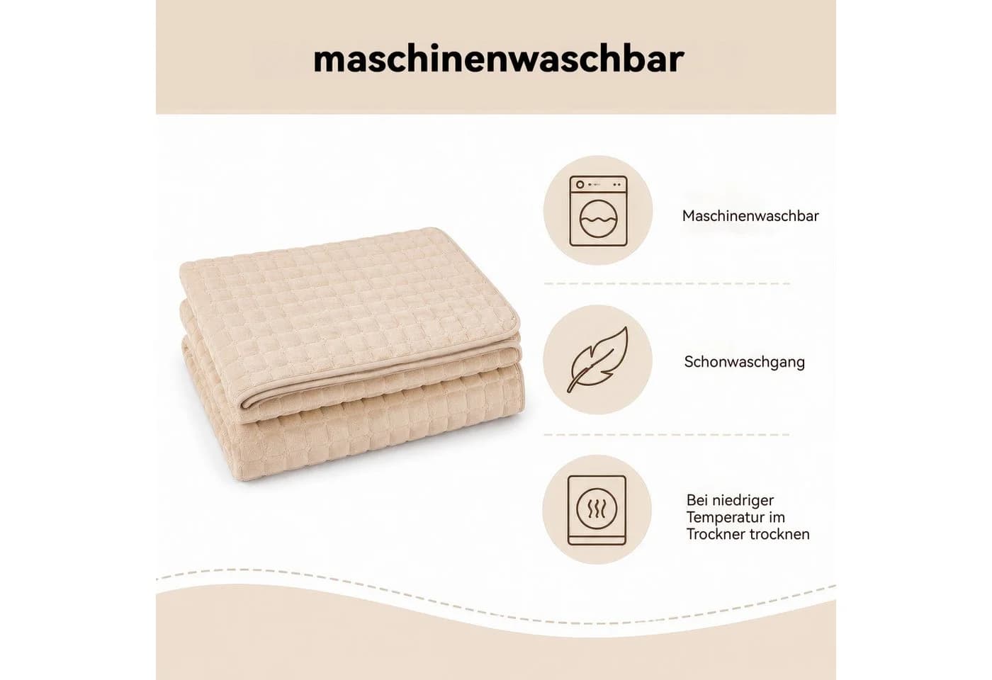 LEMLIT Sofabezug Flanell Rutschfest Grau Braun - Bild 5