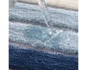 LEMLIT Badematte Rutschfest Polyester 50x80 cm Grau/Blau Bild 5