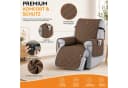 BlingBin Sesselschoner Wasserdicht mit Taschen Braun Bild 5