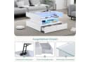 BlingBin Couchtisch Hochglanz mit LED-Beleuchtung und Stauraum Bild 4