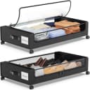 BlingBin Aufbewahrungsbox Unterbettkommode mit Rollen 78,1 x 43,2 x 16,5 cm Bild 2