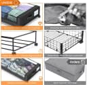 BlingBin Aufbewahrungsbox Unterbettkommode mit Rollen 78,1 x 43,2 x 16,5 cm Bild 4