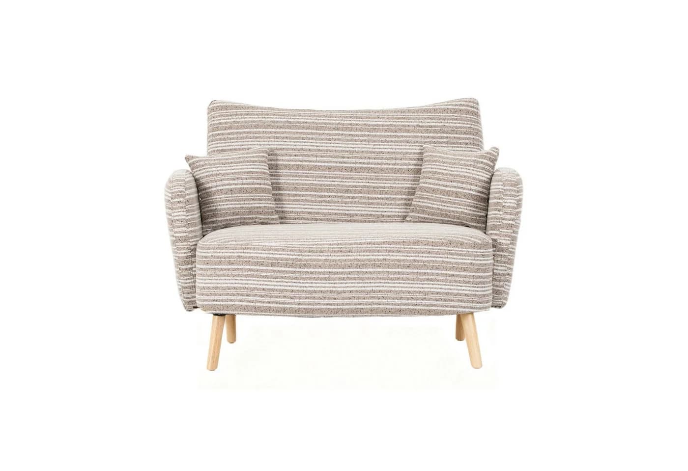 BlingBin 2-Sitzer Polstersofa mit Armlehne, Doppelsofa mit 2 Kissen, Zweisitzer-Sofa, modernes Sofa, für Schlafzimmer, Zimmer, Wohnungen - Bild 1