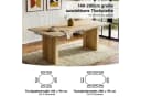 BlingBin Ausziehbarer Esstisch Holzoptik Modern Bild 5