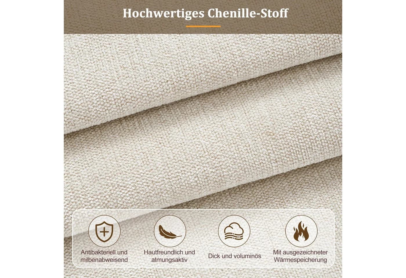BlingBin Polsterbett 160x200 Beige mit Lattenrost und hydraulischem Stausystem - Bild 5