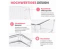 BlingBin Schubladenorganizer Set Transparent PS-Kunststoff 17/24-tlg. Bild 4
