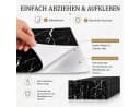 BlingBin Fliesenaufkleber Marmor Schwarz Selbstklebend Wasserfest Bild 4