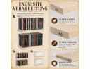 BlingBin CD-Regal 2-tlg. Holz & Acryl Stapelbar Transparent Bild 5