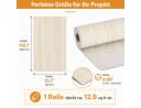 BlingBin Wandfolie Travertin Steinoptik Selbstklebend Grau Bild 1