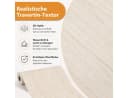 BlingBin Wandfolie Travertin Steinoptik Selbstklebend Grau Bild 3