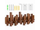 LEMLIT Wandgarderobe mit 6 Klapphaken Walnuss-Optik Bild 2